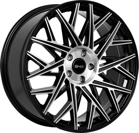 ECLIPSE Style 101 22" x 9" Gloss Black Machined Face Wheels