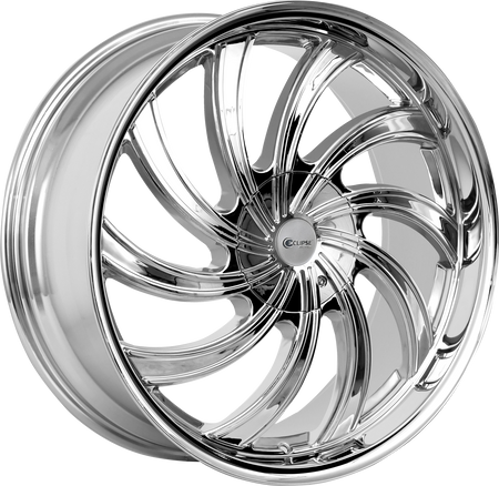 ECLIPSE Style 104 22" x 9" Chrome Wheels