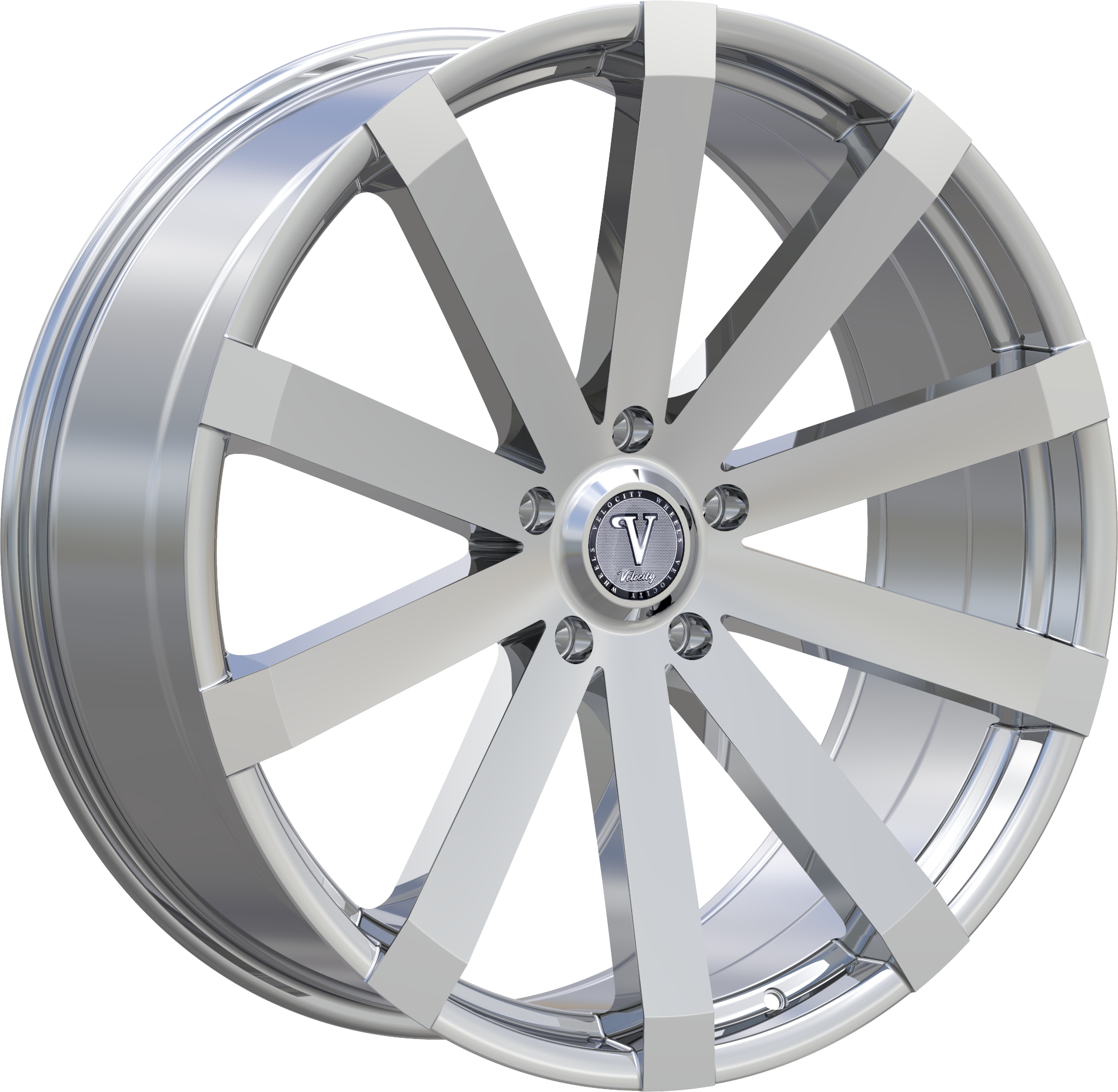 VELOCITY Style 12 22" x 8" Chrome Wheels