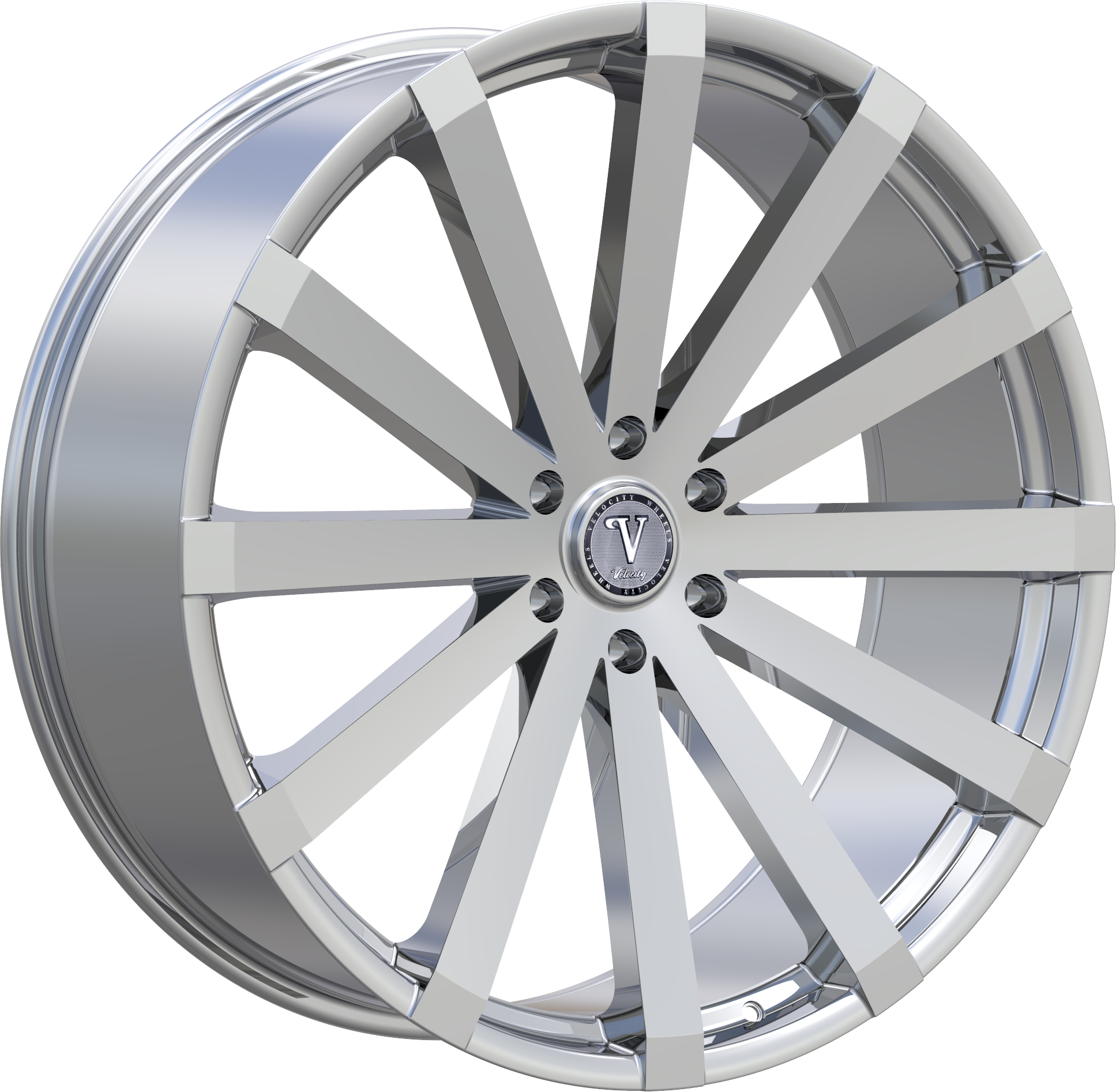 VELOCITY Style 12 22" x 8" Chrome Wheels