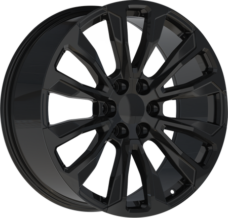 REPLICA Style 204 22" x 9" Gloss Black Wheels