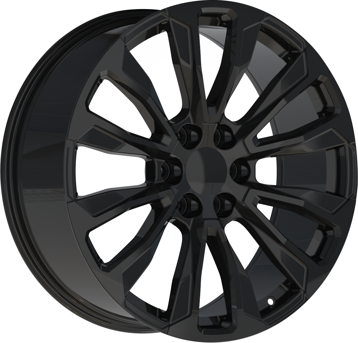 REPLICA Style 204 22" x 9" Gloss Black Wheels