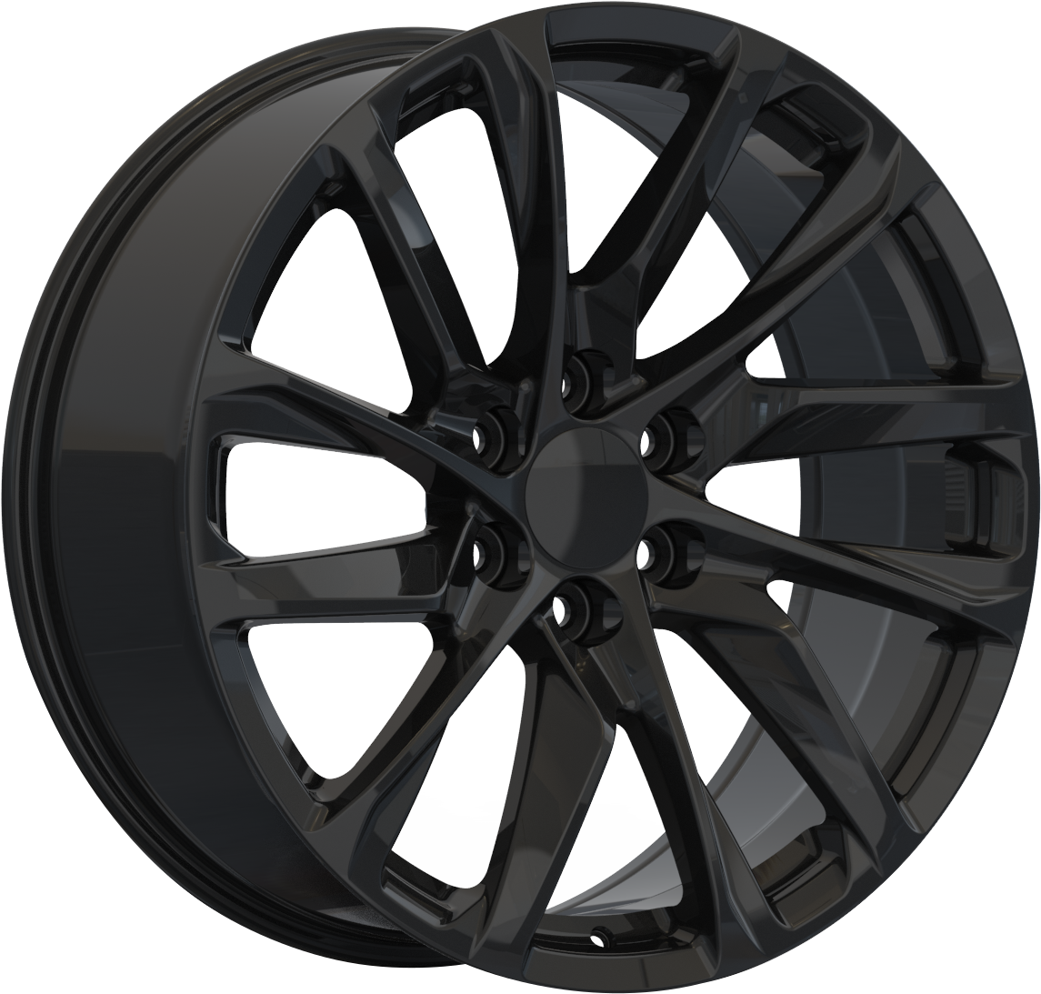 REPLICA Style 205 22" x 9" Gloss Black Wheels