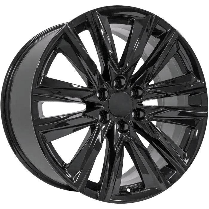Replica Style 206 26" x 10" 6X139.7 Full Gloss Black Wheels