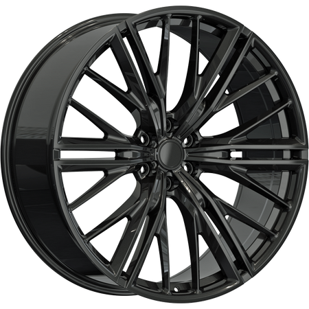 Replica Style 208 Gloss Black 22" x 9.5"