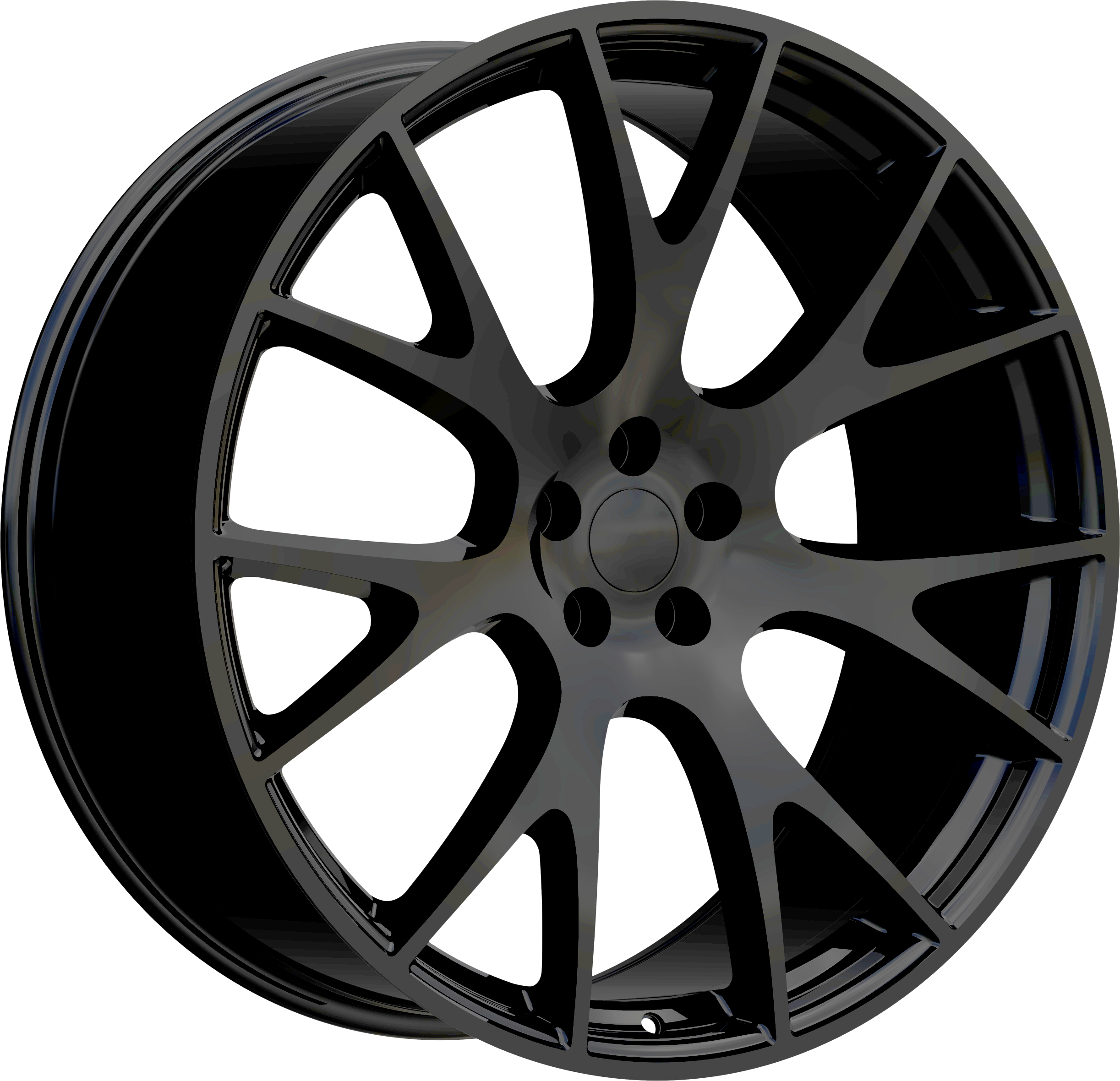 REPLICA Style 218 20" x 11" Full Black Wheels
