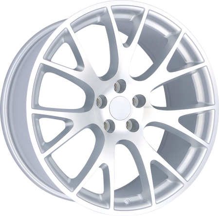 REPLICA Style 218 20" x 11" Silver Machined Wheels
