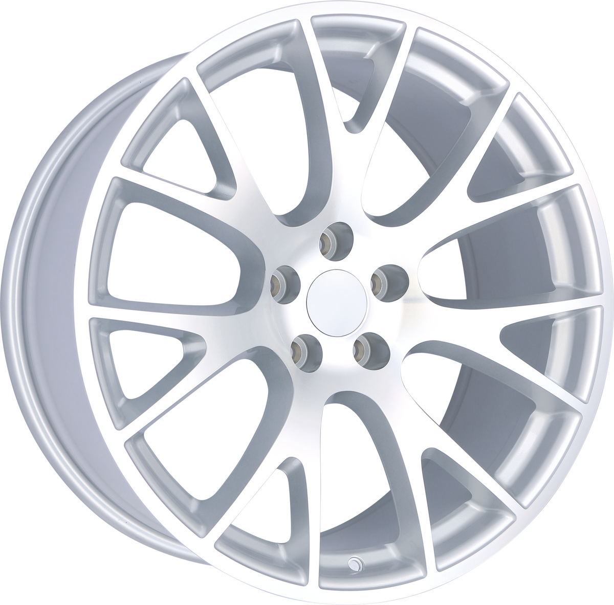 REPLICA Style 218 20" x 11" Silver Machined Wheels