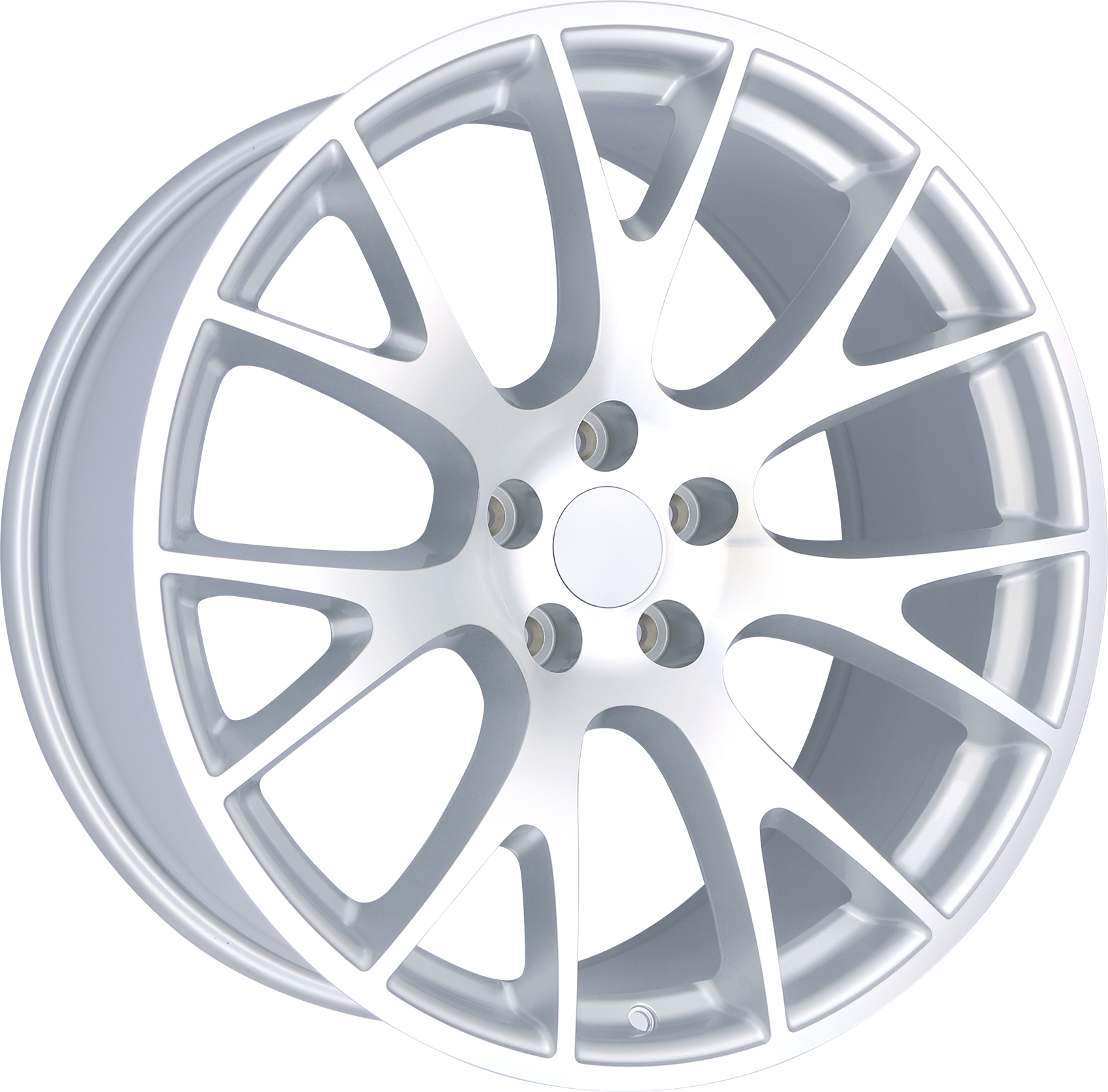 REPLICA Style 218 20" x 11" Silver Machined Wheels