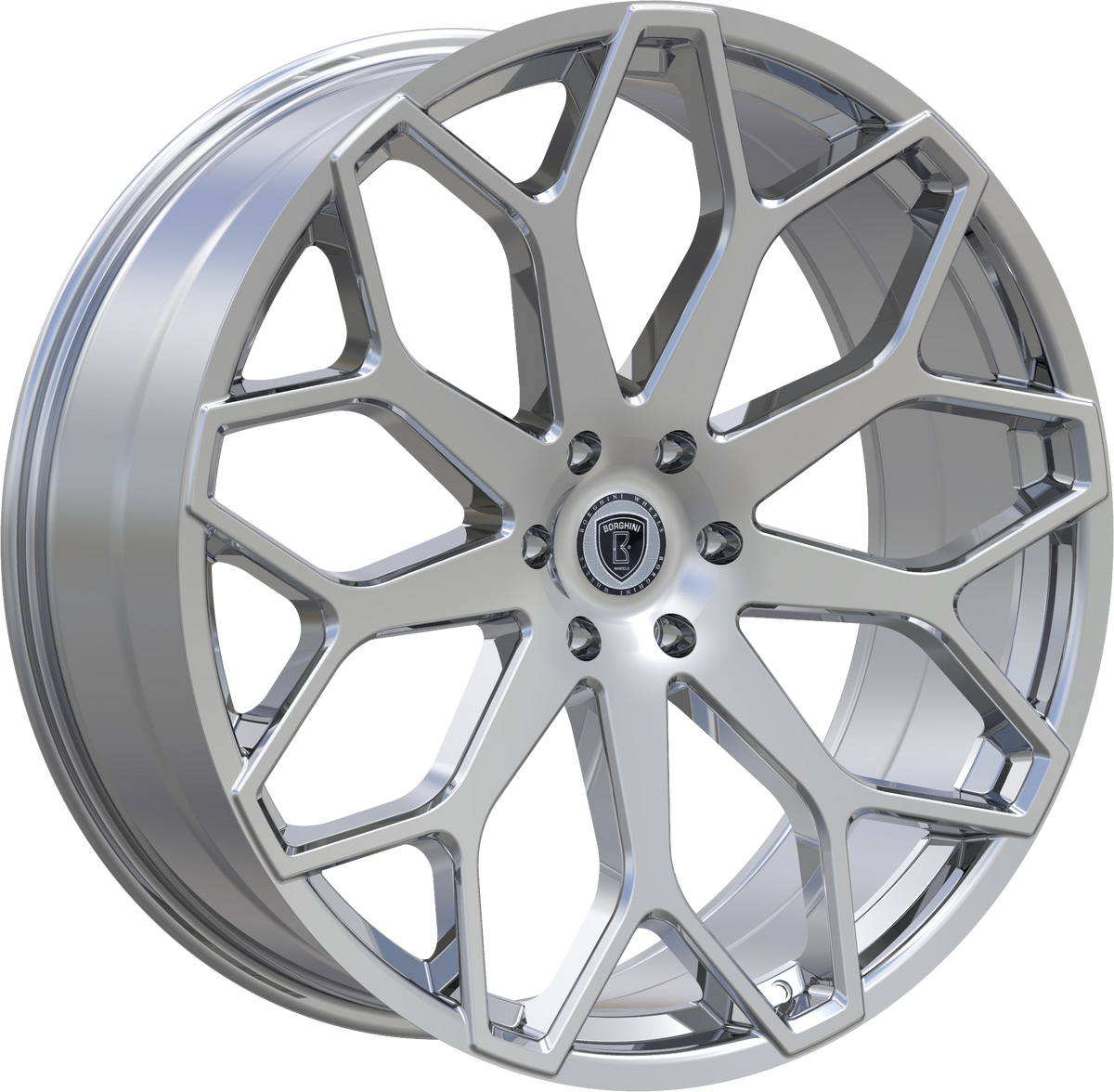 BORGHINI Style 28 26" x 10" Chrome Wheels