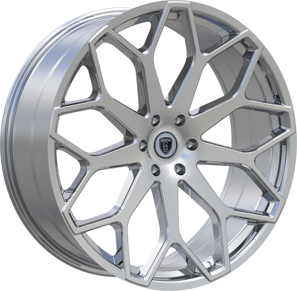 Borghini Style 28 26" x 10" Chrome Wheel