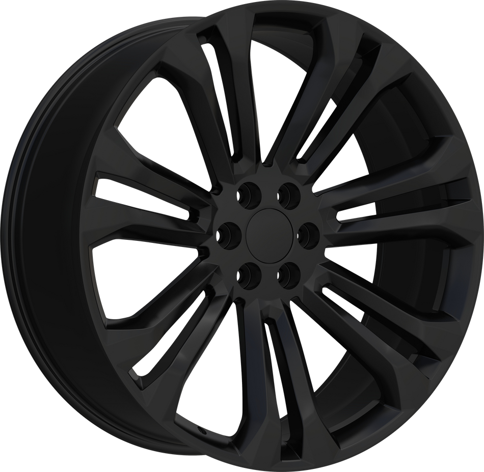 REPLICA Style 298 22" x 9" Full Black Wheels