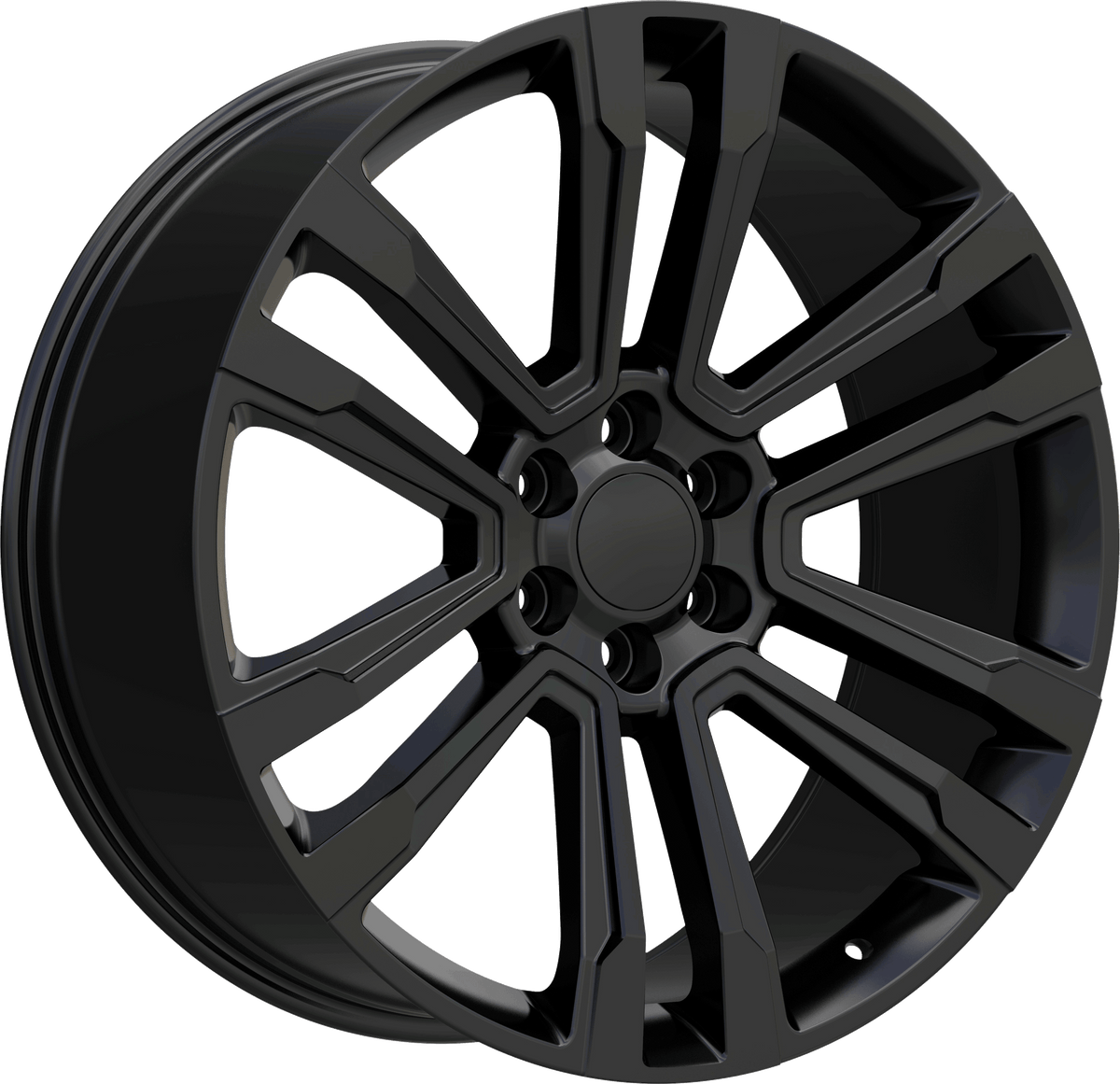 REPLICA Style 328 22" x 9" Full Black Wheels