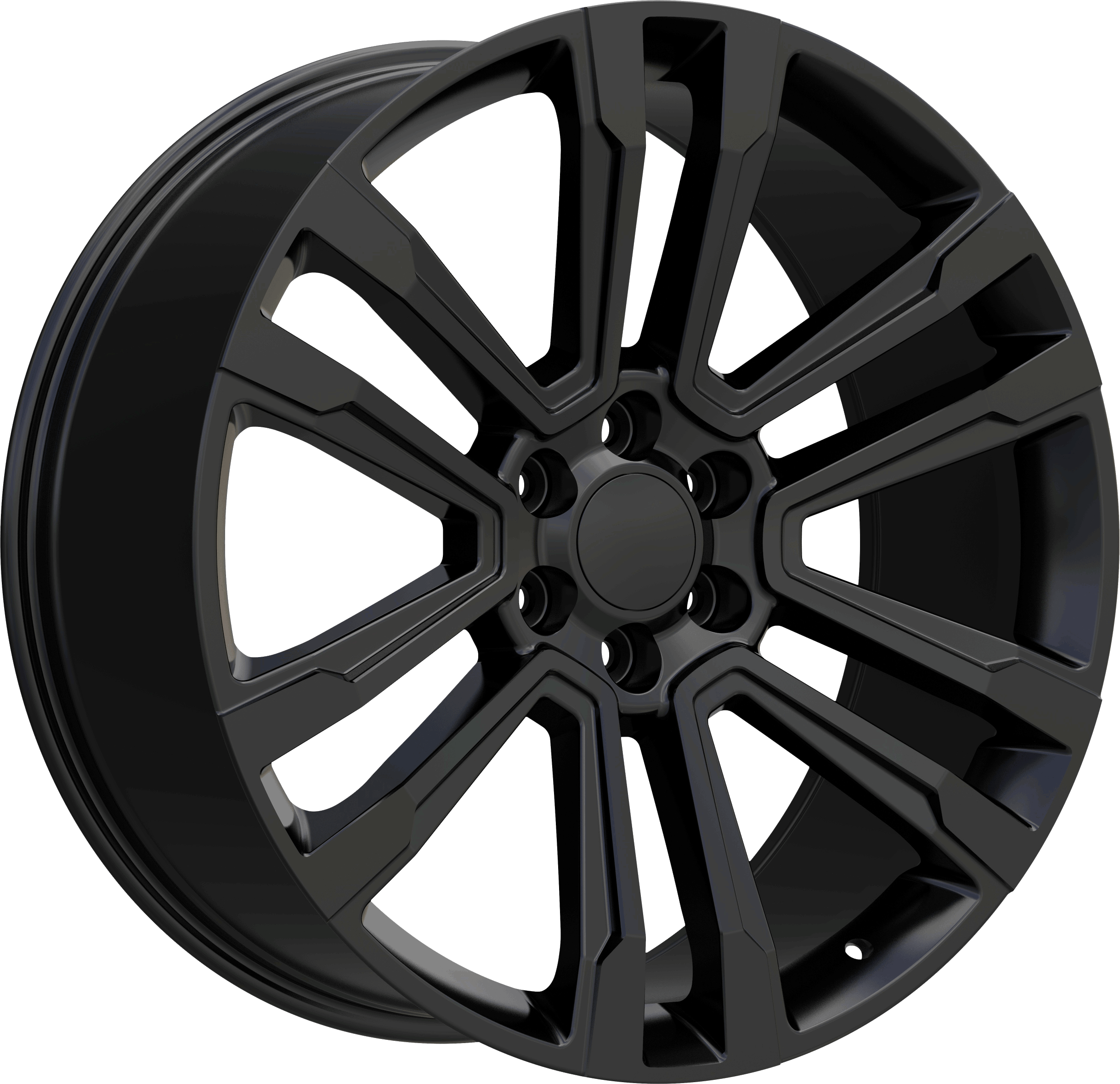 REPLICA Style 328 22" x 9" Full Black Wheels