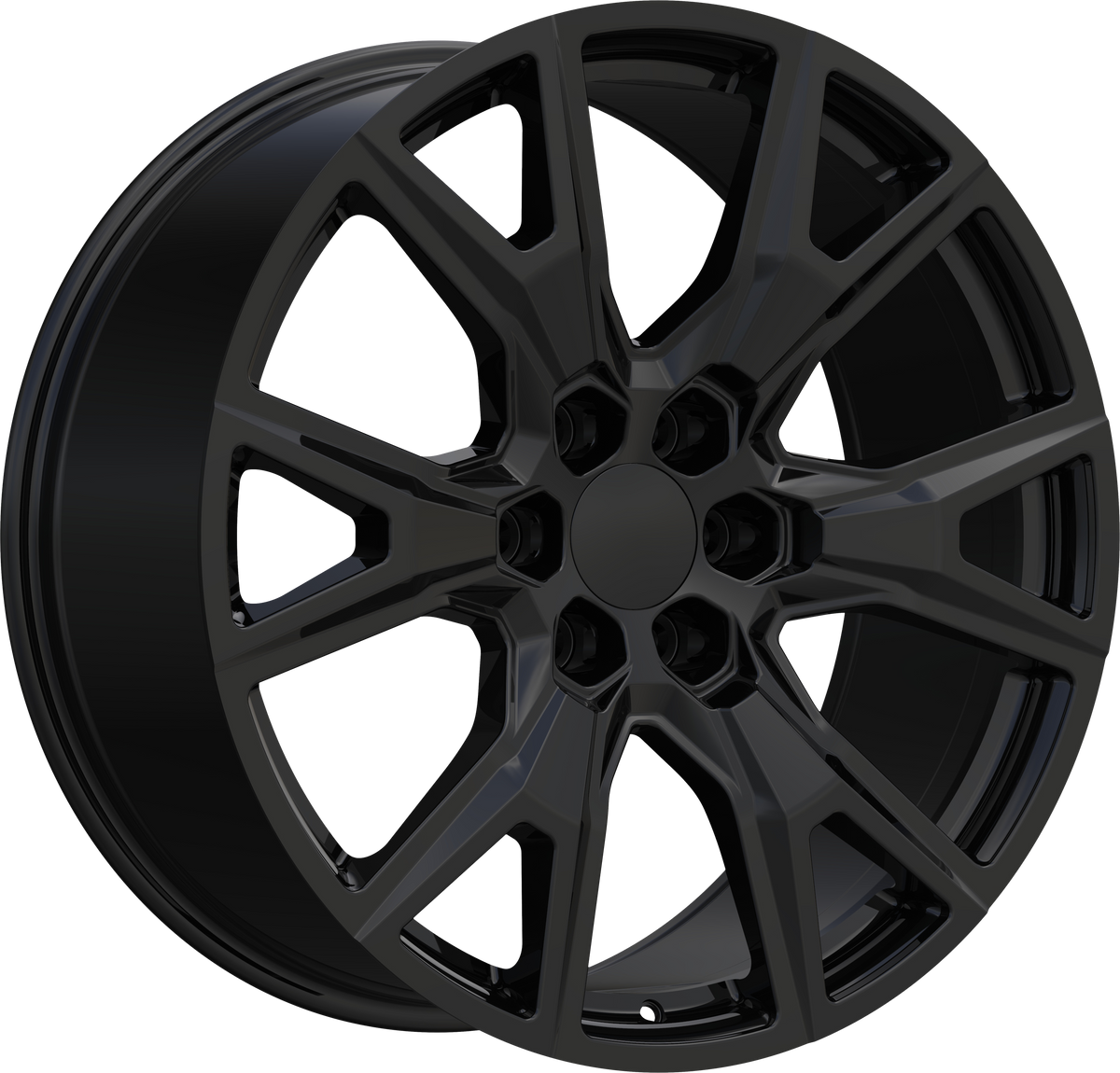 REPLICA Style 368 22" x 9.5" Gloss Black Wheels