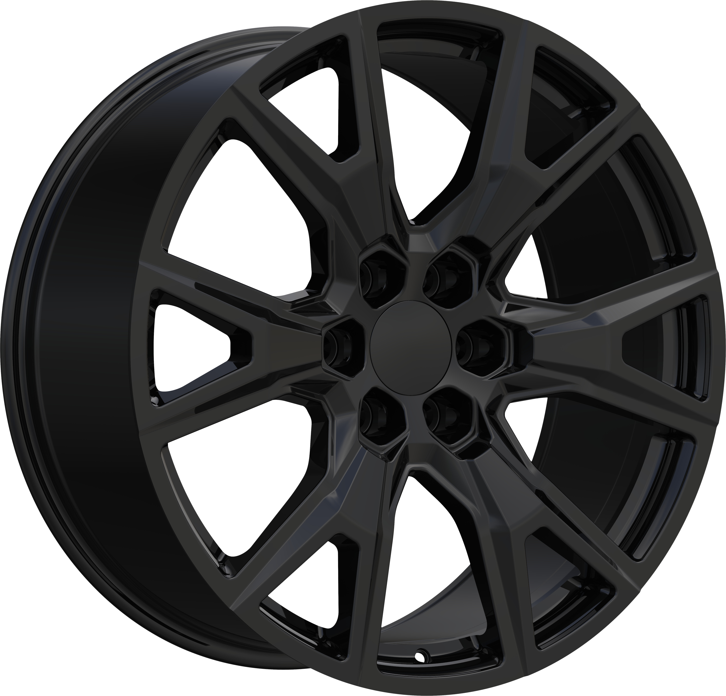 REPLICA Style 368 22" x 9.5" Gloss Black Wheels