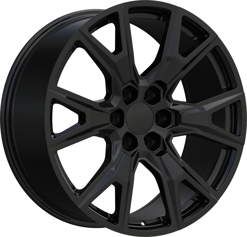 REPLICA Style 368 22" x 9.5" Gloss Black Wheels