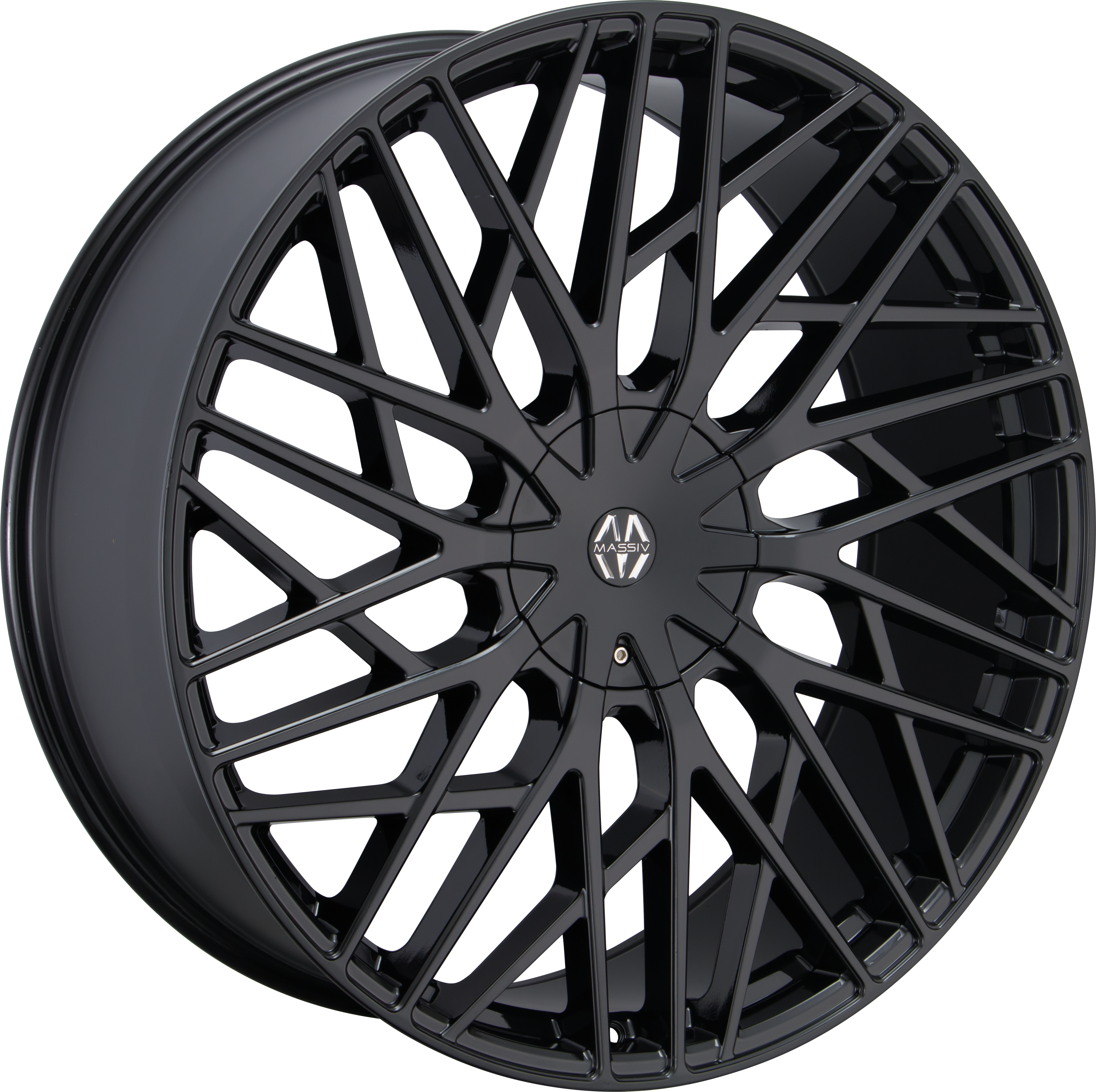 MASSIV Style 925 22" x 9" Gloss Black Wheels