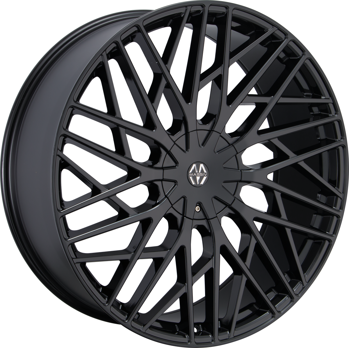 MASSIV Style 925 22" x 9" Gloss Black Wheels