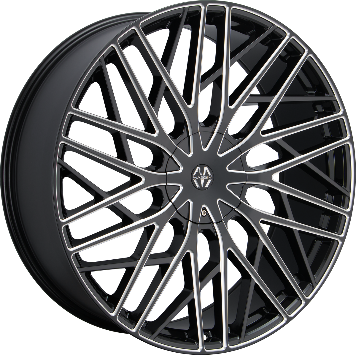 Massiv Style 925 Black And Milled 22" x 9"
