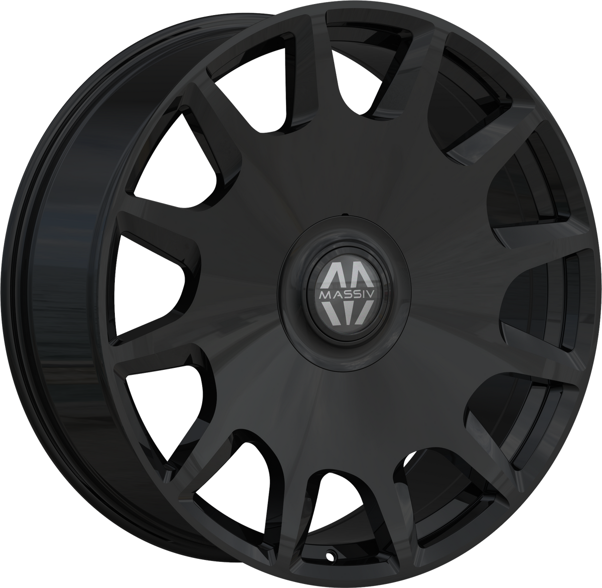 MASSIV Style 927 22" x 9" Black Wheels