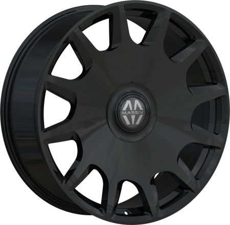 MASSIV Style 927 22" x 9" Black Wheels