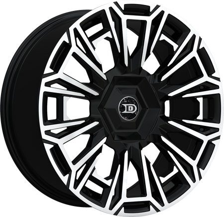 Drastic Style DS12 Black Machined 20" x 8.5"