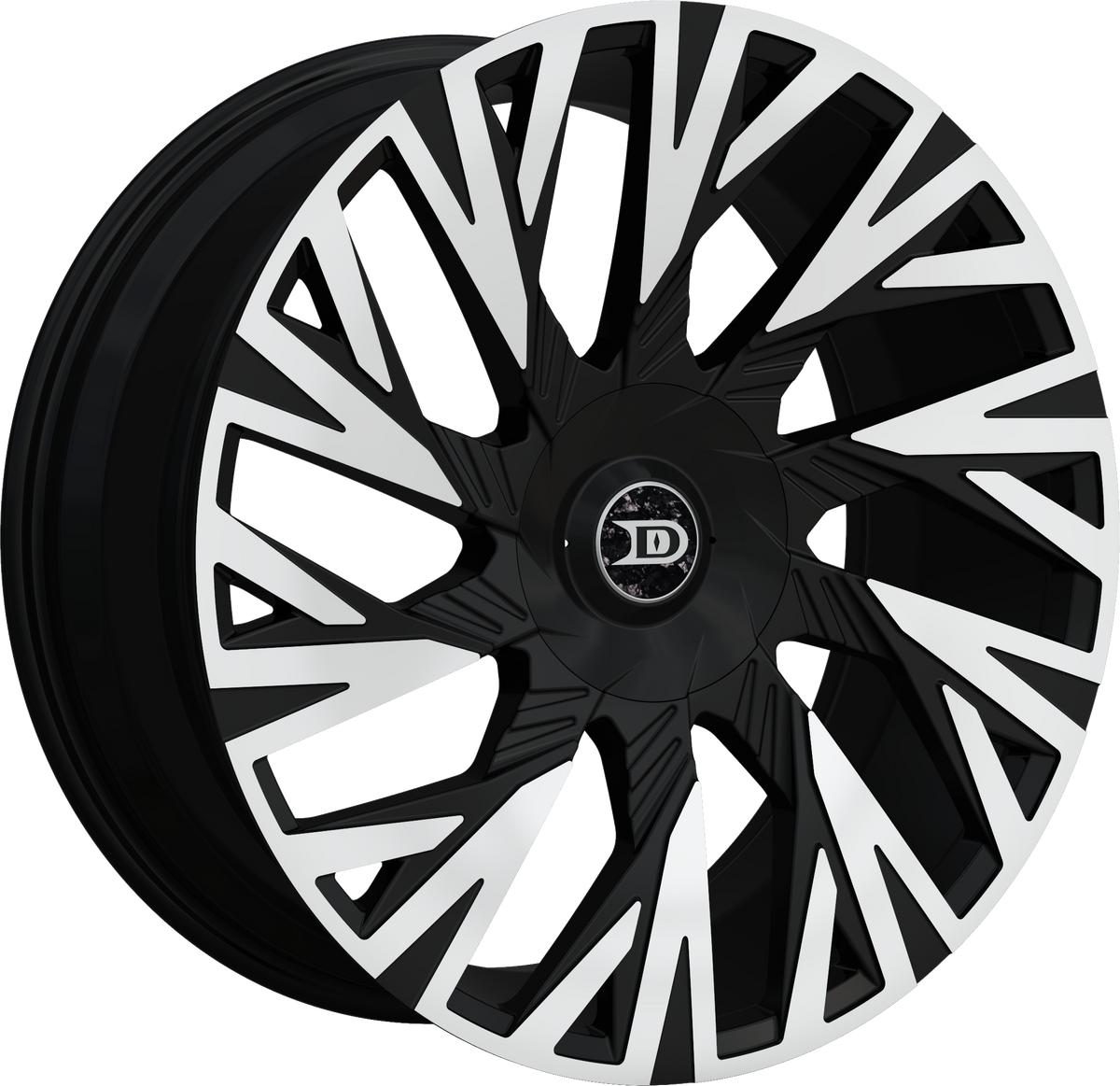 Drastic Style DS13 Black Machined 20" x 8.5"