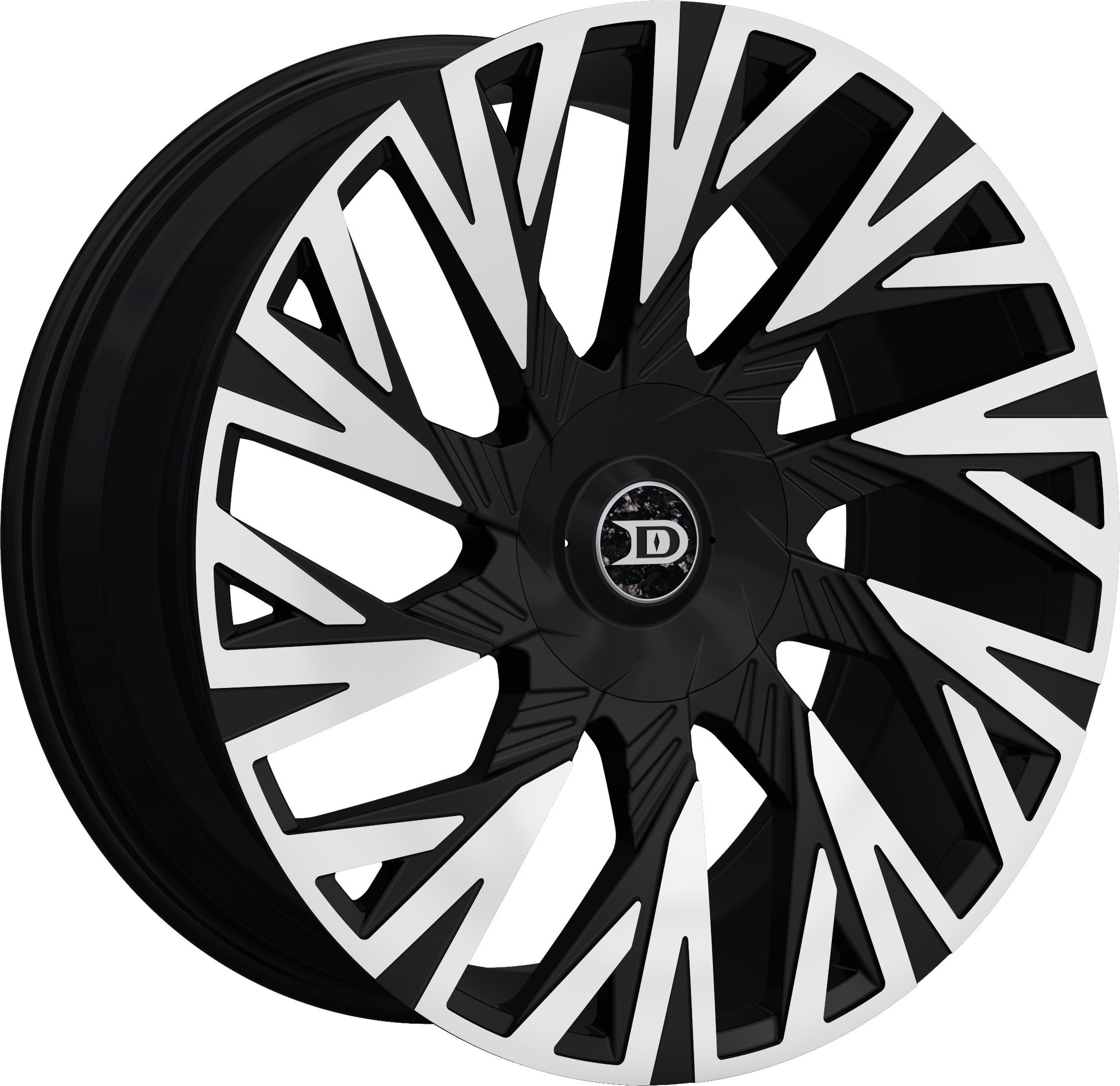 Drastic Style DS13 Black Machined 20" x 8.5"