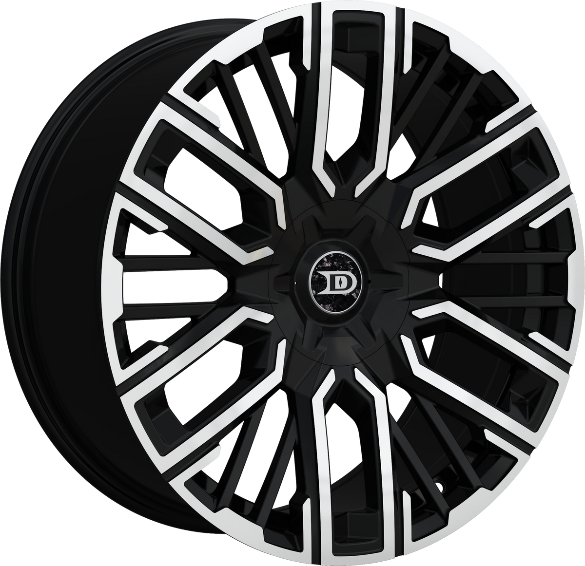 Drastic Style DS14 Black Machined 20" x 8.5"