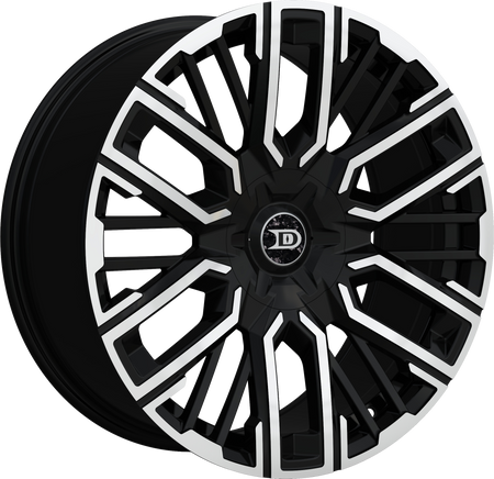 Drastic Style DS14 Black Machined 20" x 8.5"