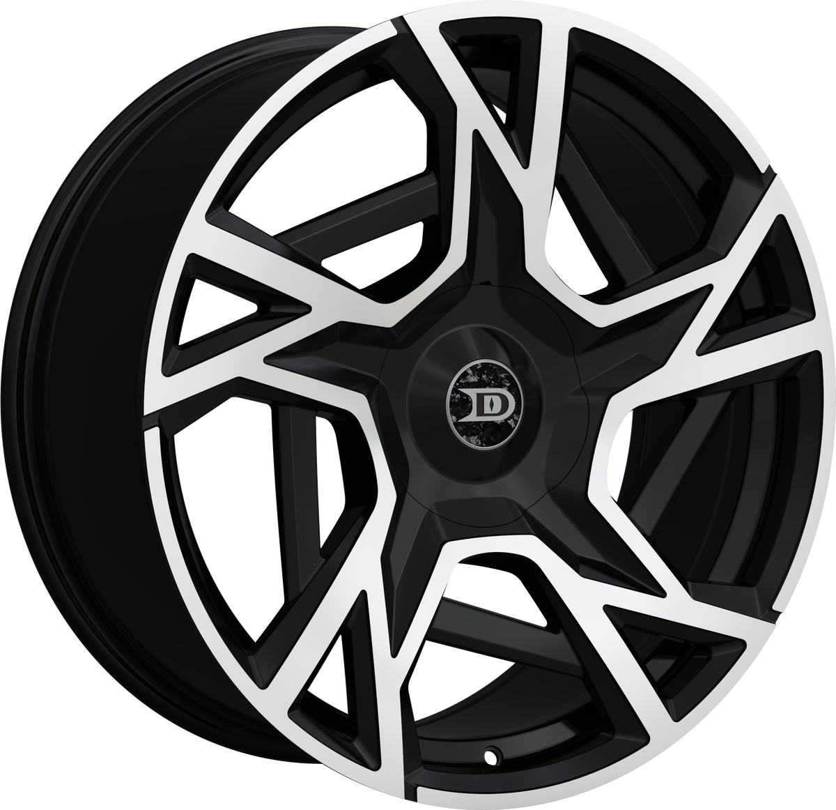Drastic Style DS7 Black Machined 20" x 8.5"
