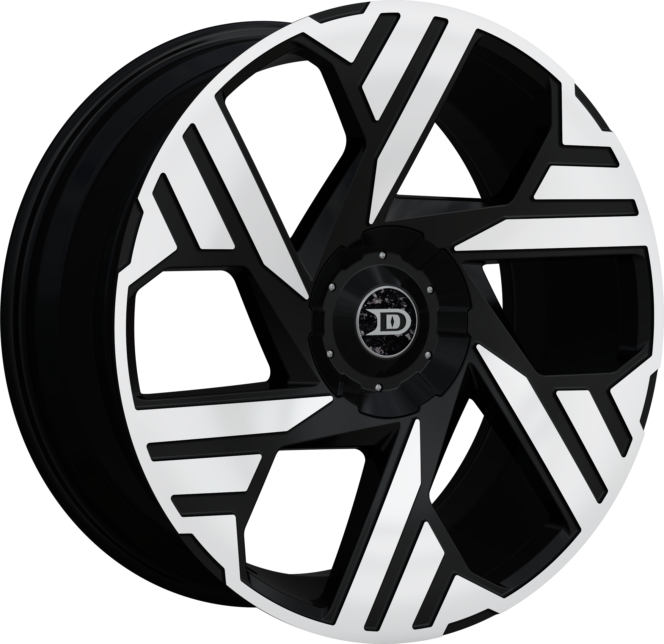 Drastic Style DS8 Black Machined 20" x 8.5"