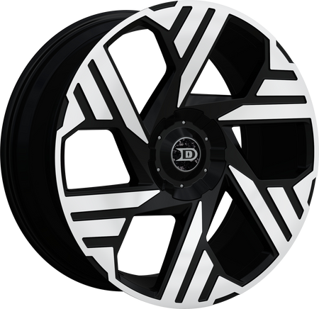 Drastic Style DS8 Black Machined 20" x 8.5"