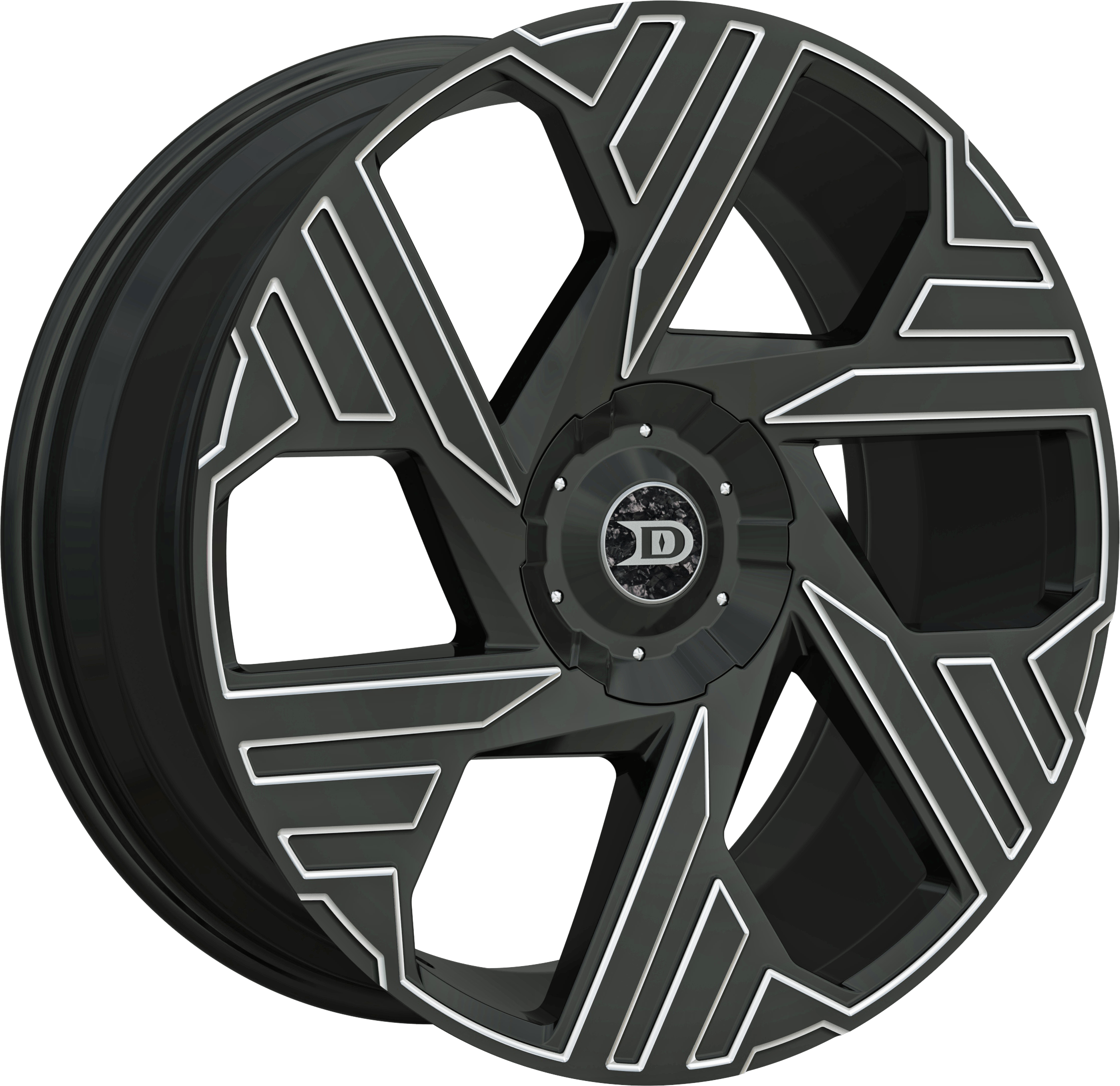 Drastic Style DS8 Black And Milled 20" x 8.5"