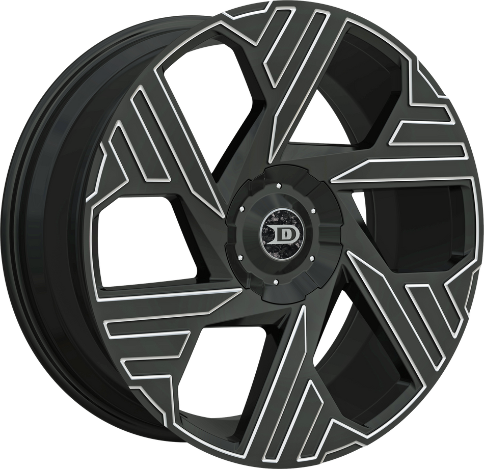 Drastic Style DS8 Black And Milled 20" x 8.5"