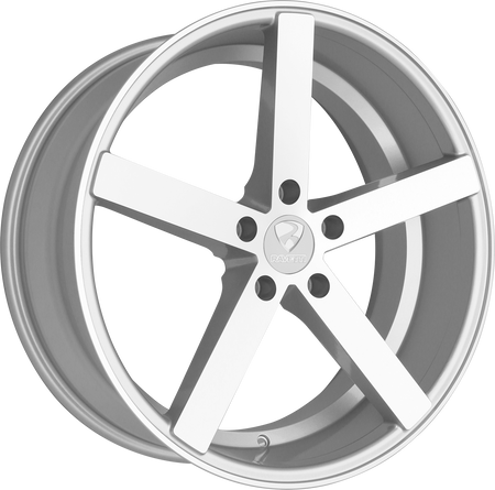 RAVETTI Style M1 20" x 10" Silver Machined Wheels