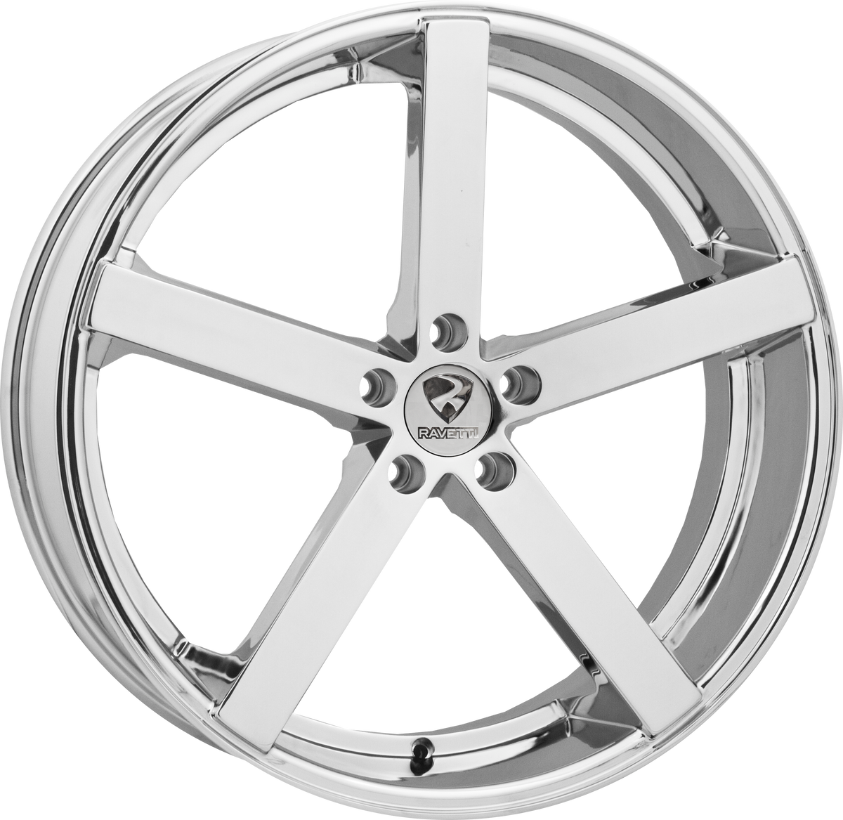 RAVETTI Style M4 20" x 8.5" Chrome Wheels