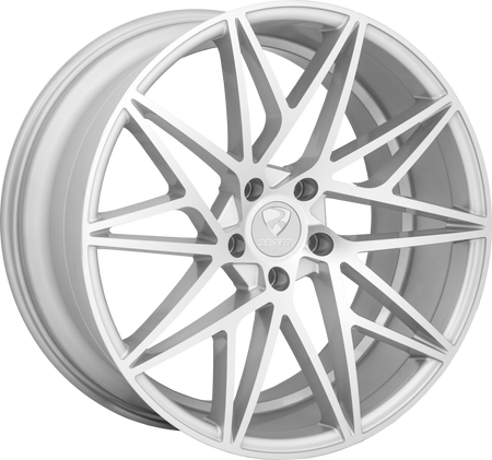 RAVETTI Style M5 20" x 10" Silver Machined Wheels