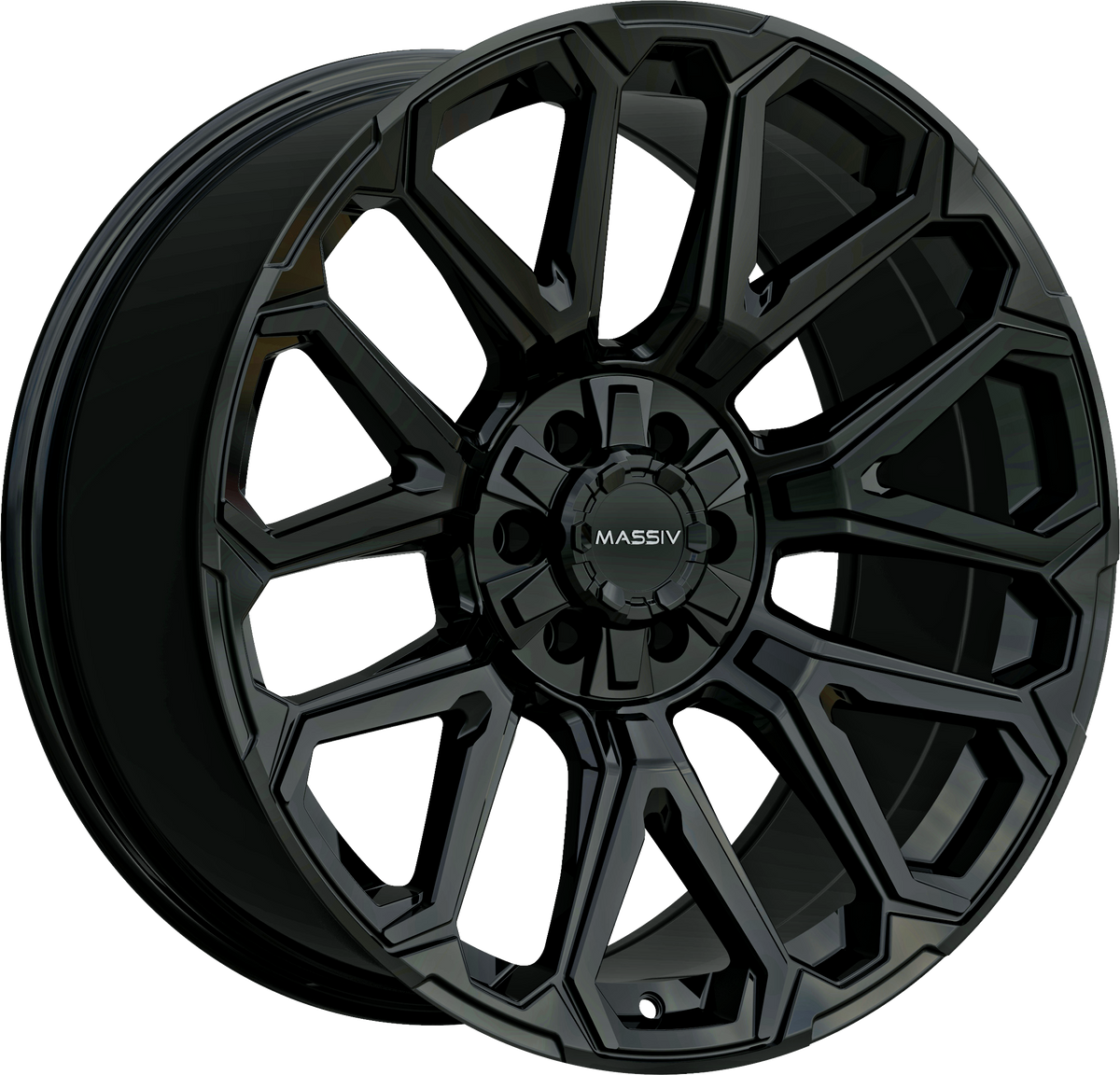 MASSIV OFF-ROAD Style OR5 20" x 9" Gloss Black Wheels